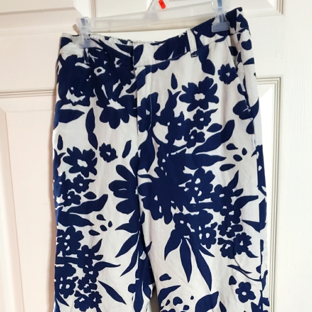 Soft Surroundings Linen Crop Pants Size S